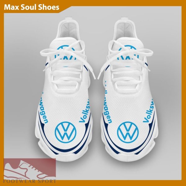 Volkswagen Racing Car Running Sneakers Fashion-forward Max Soul Shoes For Men And Women - Volkswagen Chunky Sneakers White Black Max Soul Shoes For Men And Women Photo 3