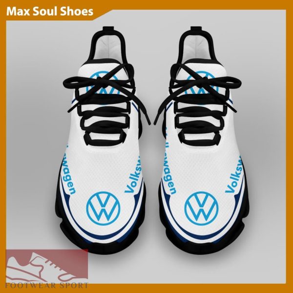 Volkswagen Racing Car Running Sneakers Fashion-forward Max Soul Shoes For Men And Women - Volkswagen Chunky Sneakers White Black Max Soul Shoes For Men And Women Photo 4