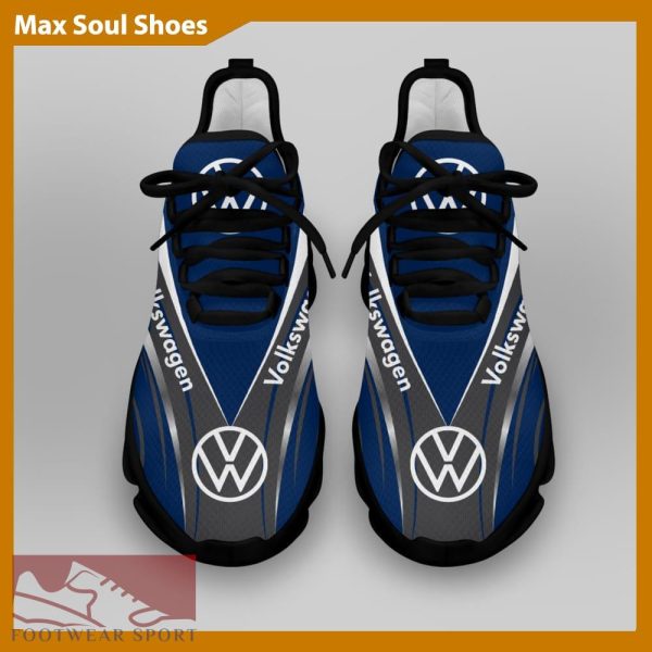 Volkswagen Racing Car Running Sneakers Fresh Max Soul Shoes For Men And Women - Volkswagen Chunky Sneakers White Black Max Soul Shoes For Men And Women Photo 4