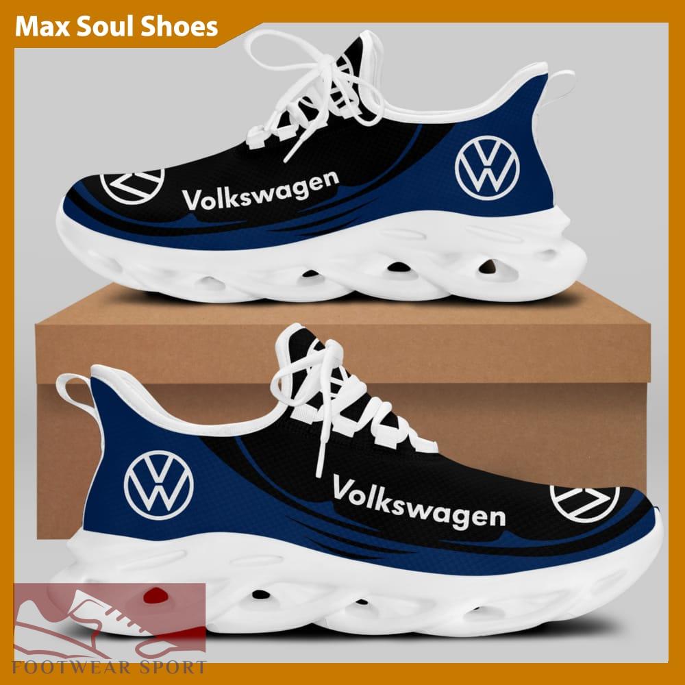 Volkswagen Racing Car Running Sneakers Fusion Max Soul Shoes For Men And Women - Volkswagen Chunky Sneakers White Black Max Soul Shoes For Men And Women Photo 2