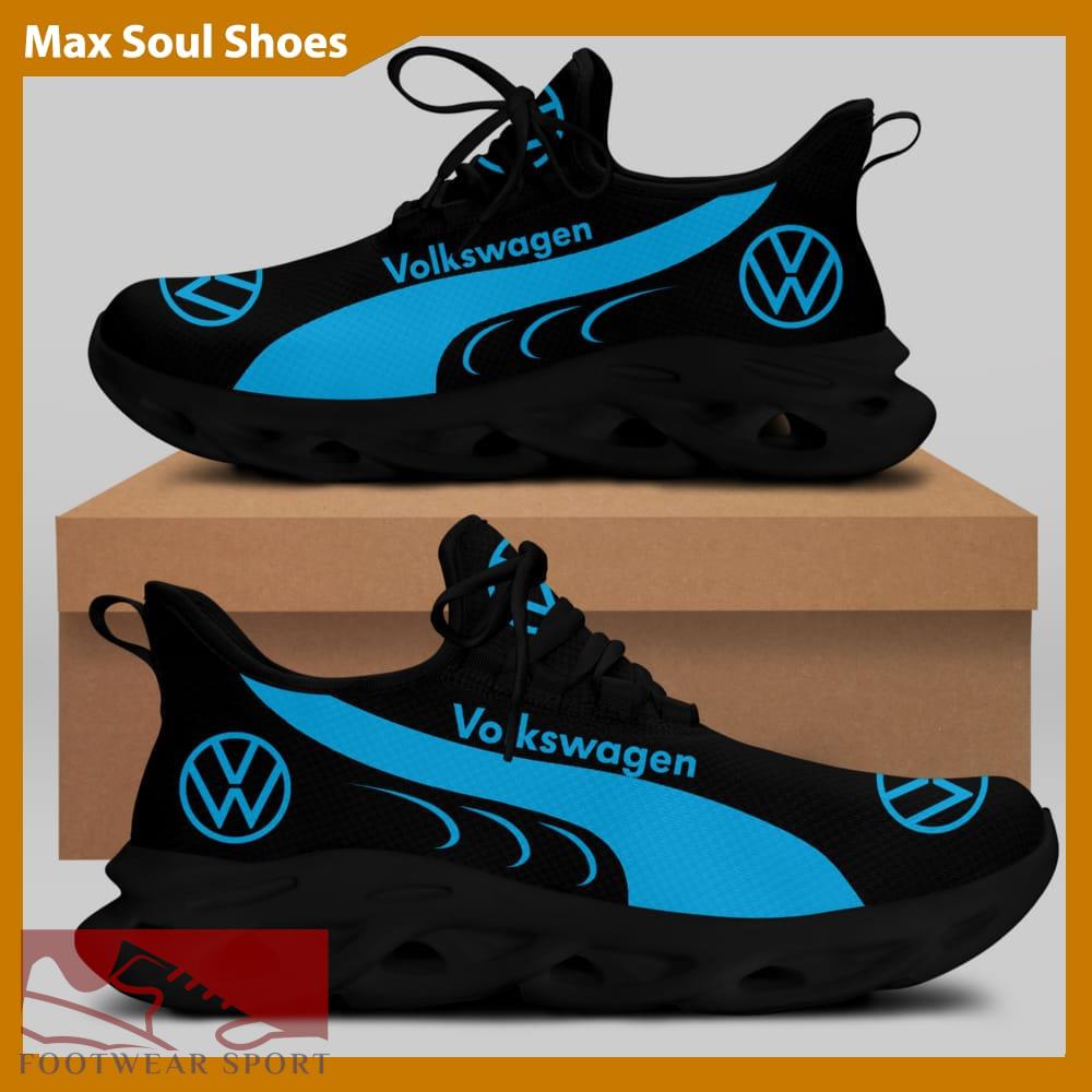 Volkswagen Racing Car Running Sneakers Iconic Max Soul Shoes For Men And Women - Volkswagen Chunky Sneakers White Black Max Soul Shoes For Men And Women Photo 1