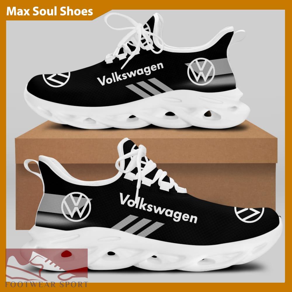 Volkswagen Racing Car Running Sneakers Identity Max Soul Shoes For Men And Women - Volkswagen Chunky Sneakers White Black Max Soul Shoes For Men And Women Photo 2