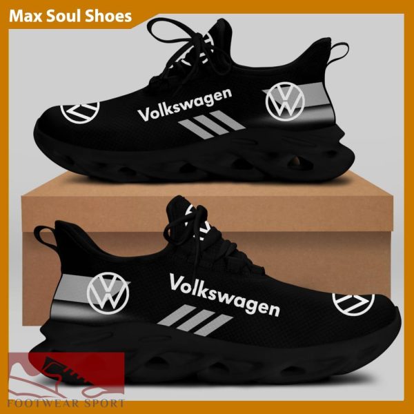 Volkswagen Racing Car Running Sneakers Identity Max Soul Shoes For Men And Women - Volkswagen Chunky Sneakers White Black Max Soul Shoes For Men And Women Photo 1