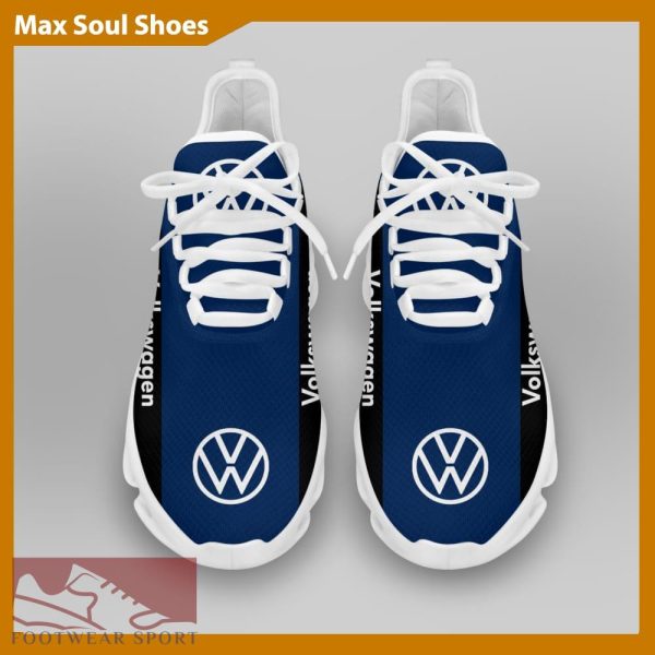 Volkswagen Racing Car Running Sneakers Impression Max Soul Shoes For Men And Women - Volkswagen Chunky Sneakers White Black Max Soul Shoes For Men And Women Photo 3