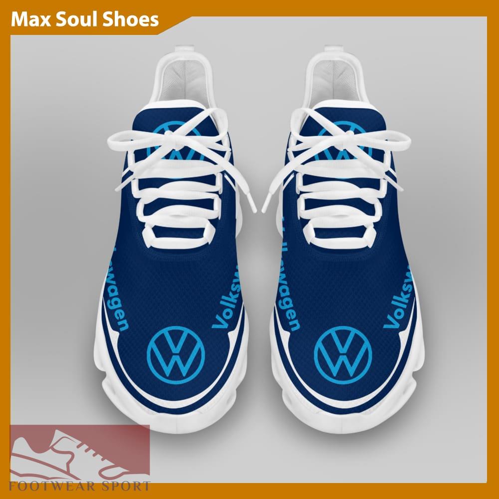 Volkswagen Racing Car Running Sneakers Influence Max Soul Shoes For Men And Women - Volkswagen Chunky Sneakers White Black Max Soul Shoes For Men And Women Photo 3