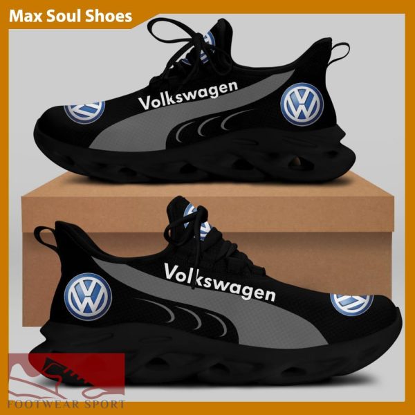 Volkswagen Racing Car Running Sneakers Inspiration Max Soul Shoes For Men And Women - Volkswagen Chunky Sneakers White Black Max Soul Shoes For Men And Women Photo 1
