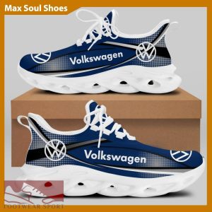 Volkswagen Racing Car Running Sneakers Modern Max Soul Shoes For Men And Women - Volkswagen Chunky Sneakers White Black Max Soul Shoes For Men And Women Photo 2