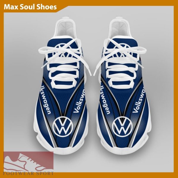 Volkswagen Racing Car Running Sneakers Modern Max Soul Shoes For Men And Women - Volkswagen Chunky Sneakers White Black Max Soul Shoes For Men And Women Photo 3