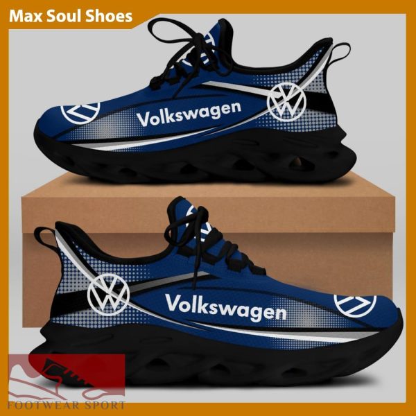 Volkswagen Racing Car Running Sneakers Modern Max Soul Shoes For Men And Women - Volkswagen Chunky Sneakers White Black Max Soul Shoes For Men And Women Photo 1