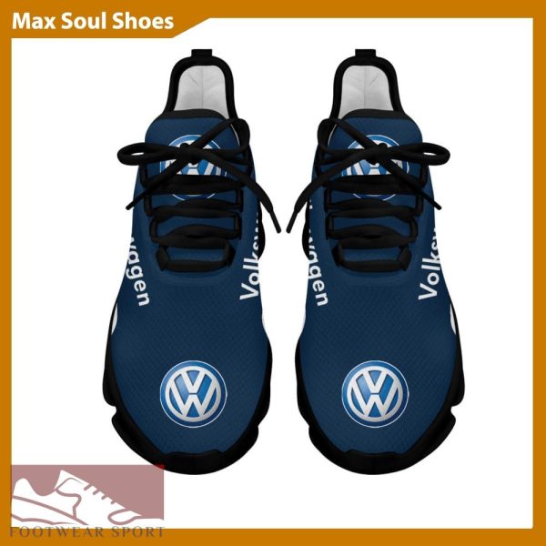 Volkswagen Racing Car Running Sneakers Motivate Max Soul Shoes For Men And Women - Volkswagen Chunky Sneakers White Black Max Soul Shoes For Men And Women Photo 3