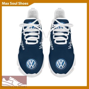 Volkswagen Racing Car Running Sneakers Motivate Max Soul Shoes For Men And Women - Volkswagen Chunky Sneakers White Black Max Soul Shoes For Men And Women Photo 4