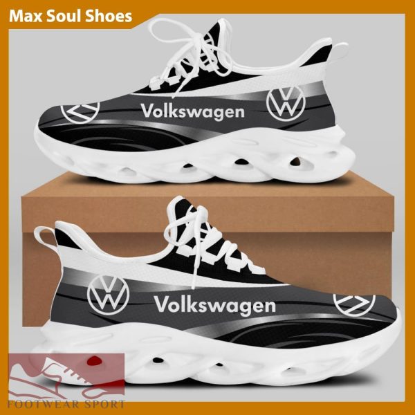 Volkswagen Racing Car Running Sneakers Performance Max Soul Shoes For Men And Women - Volkswagen Chunky Sneakers White Black Max Soul Shoes For Men And Women Photo 2