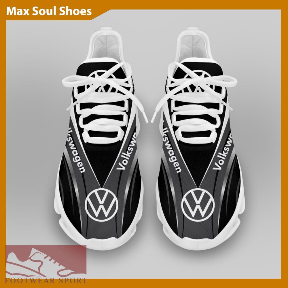 Volkswagen Racing Car Running Sneakers Performance Max Soul Shoes For Men And Women - Volkswagen Chunky Sneakers White Black Max Soul Shoes For Men And Women Photo 3