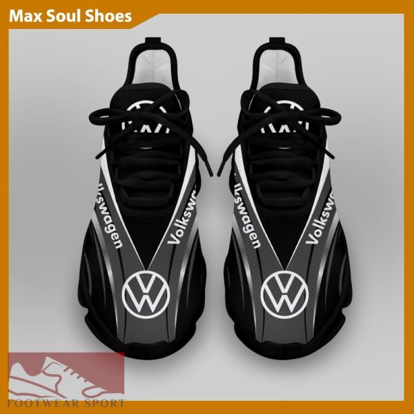 Volkswagen Racing Car Running Sneakers Performance Max Soul Shoes For Men And Women - Volkswagen Chunky Sneakers White Black Max Soul Shoes For Men And Women Photo 4