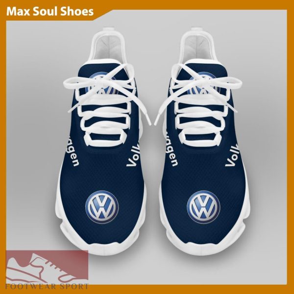 Volkswagen Racing Car Running Sneakers Pop Max Soul Shoes For Men And Women - Volkswagen Chunky Sneakers White Black Max Soul Shoes For Men And Women Photo 3