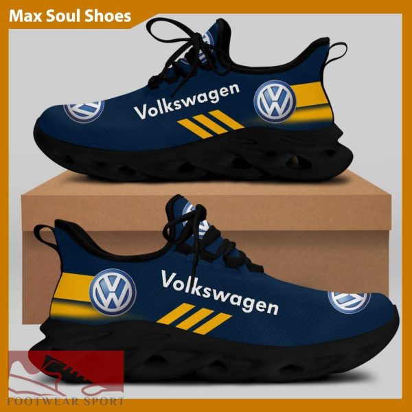 Volkswagen Racing Car Running Sneakers Pop Max Soul Shoes For Men And Women - Volkswagen Chunky Sneakers White Black Max Soul Shoes For Men And Women Photo 1
