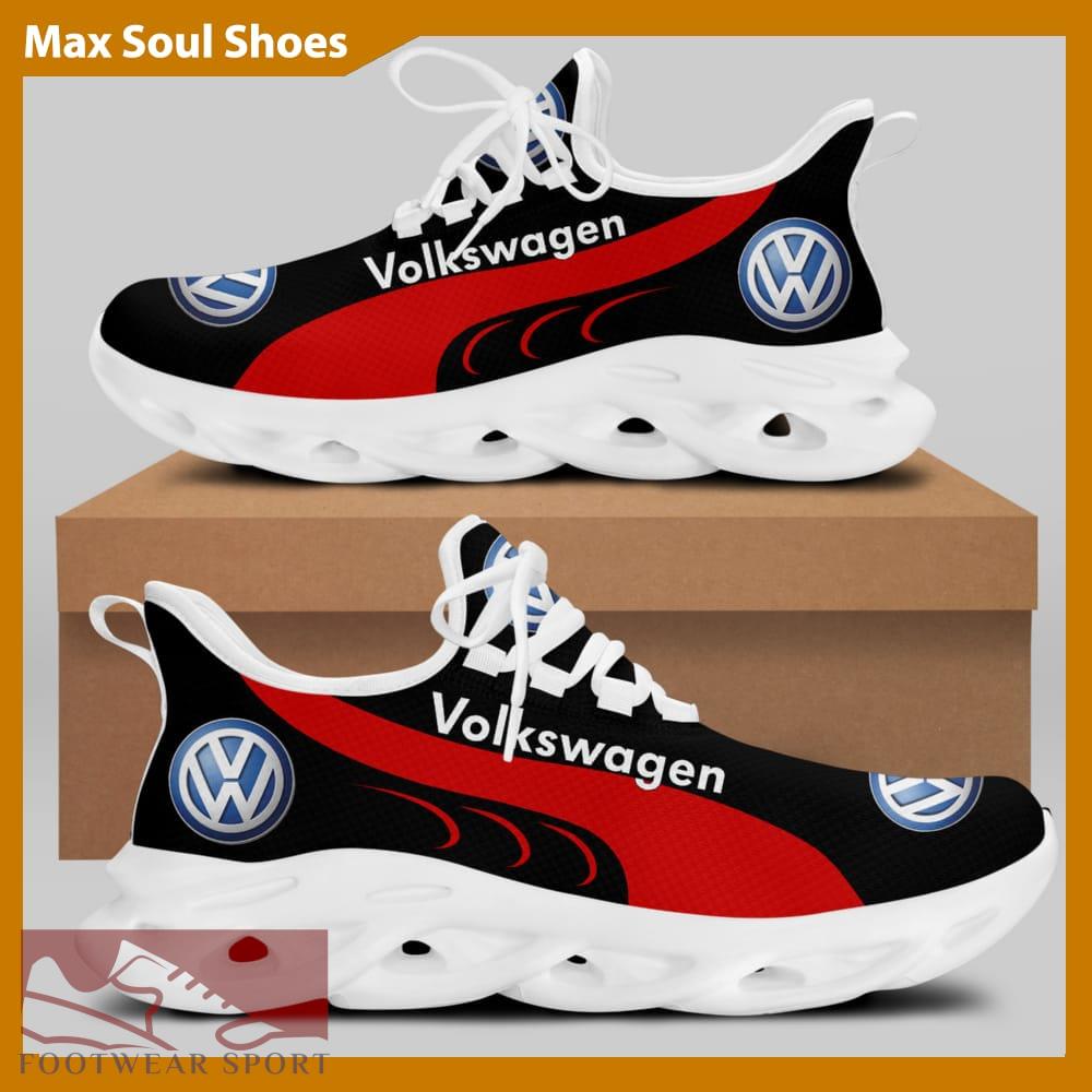 Volkswagen Racing Car Running Sneakers Propel Max Soul Shoes For Men And Women - Volkswagen Chunky Sneakers White Black Max Soul Shoes For Men And Women Photo 2