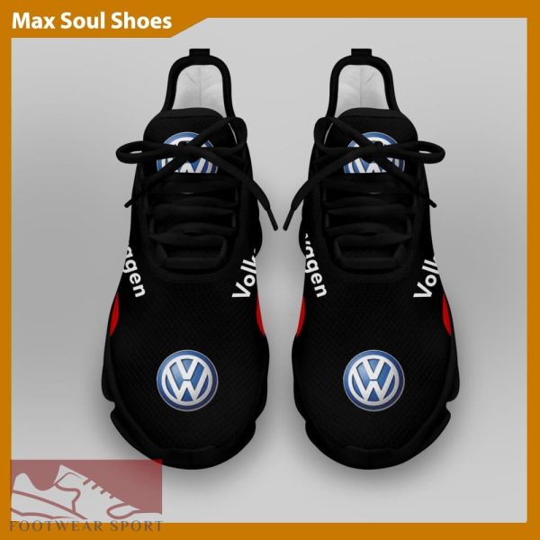 Volkswagen Racing Car Running Sneakers Propel Max Soul Shoes For Men And Women - Volkswagen Chunky Sneakers White Black Max Soul Shoes For Men And Women Photo 4