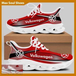 Volkswagen Racing Car Running Sneakers Sleek Max Soul Shoes For Men And Women - Volkswagen Chunky Sneakers White Black Max Soul Shoes For Men And Women Photo 2