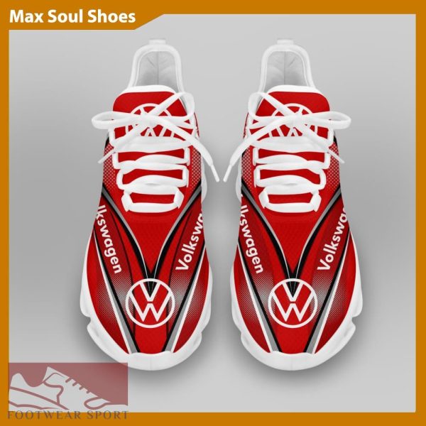 Volkswagen Racing Car Running Sneakers Sleek Max Soul Shoes For Men And Women - Volkswagen Chunky Sneakers White Black Max Soul Shoes For Men And Women Photo 3