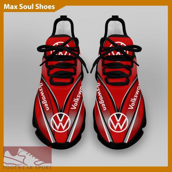 Volkswagen Racing Car Running Sneakers Sleek Max Soul Shoes For Men And Women - Volkswagen Chunky Sneakers White Black Max Soul Shoes For Men And Women Photo 4