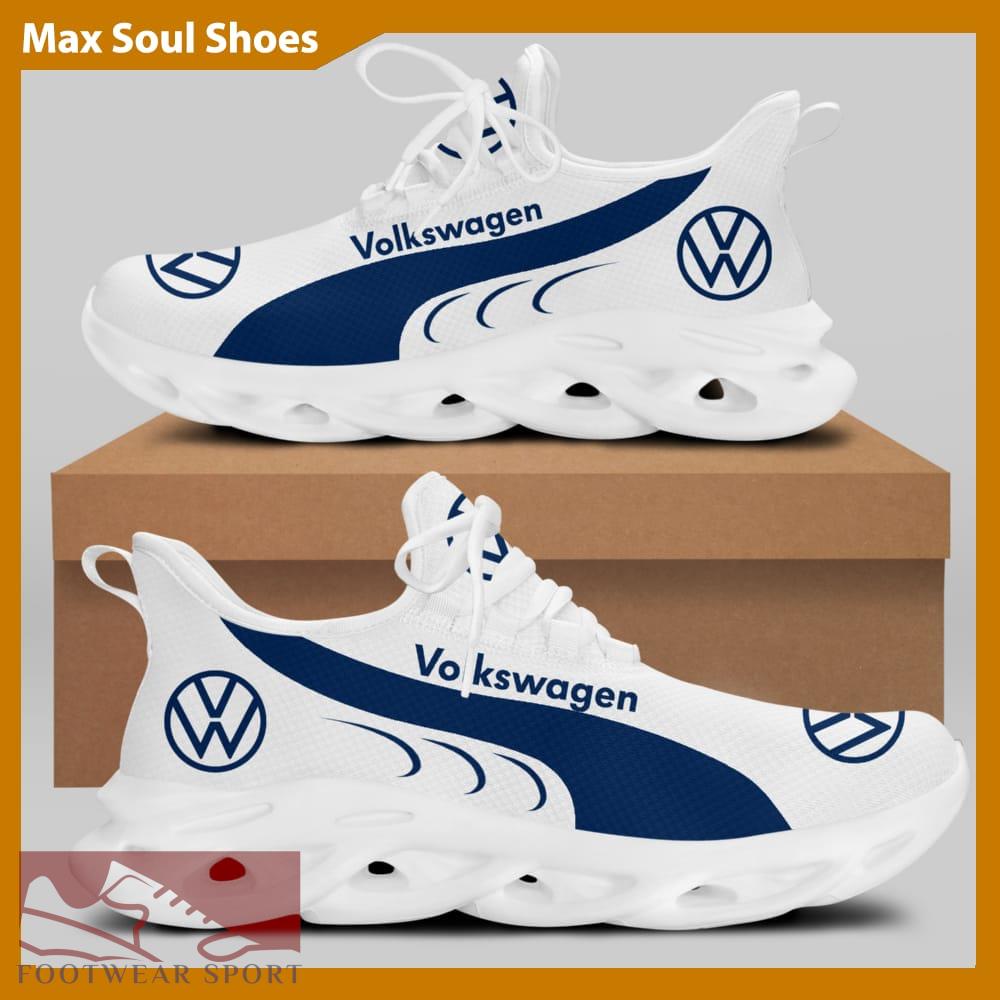 Volkswagen Racing Car Running Sneakers Statement Max Soul Shoes For Men And Women - Volkswagen Chunky Sneakers White Black Max Soul Shoes For Men And Women Photo 1