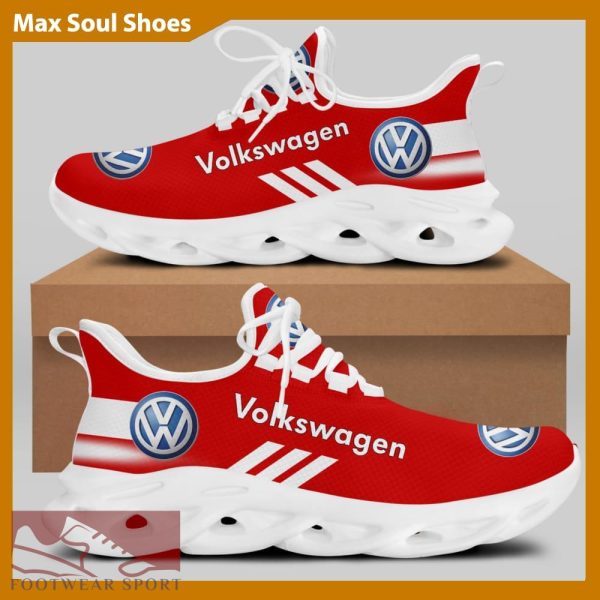 Volkswagen Racing Car Running Sneakers Streetstyle Max Soul Shoes For Men And Women - Volkswagen Chunky Sneakers White Black Max Soul Shoes For Men And Women Photo 1