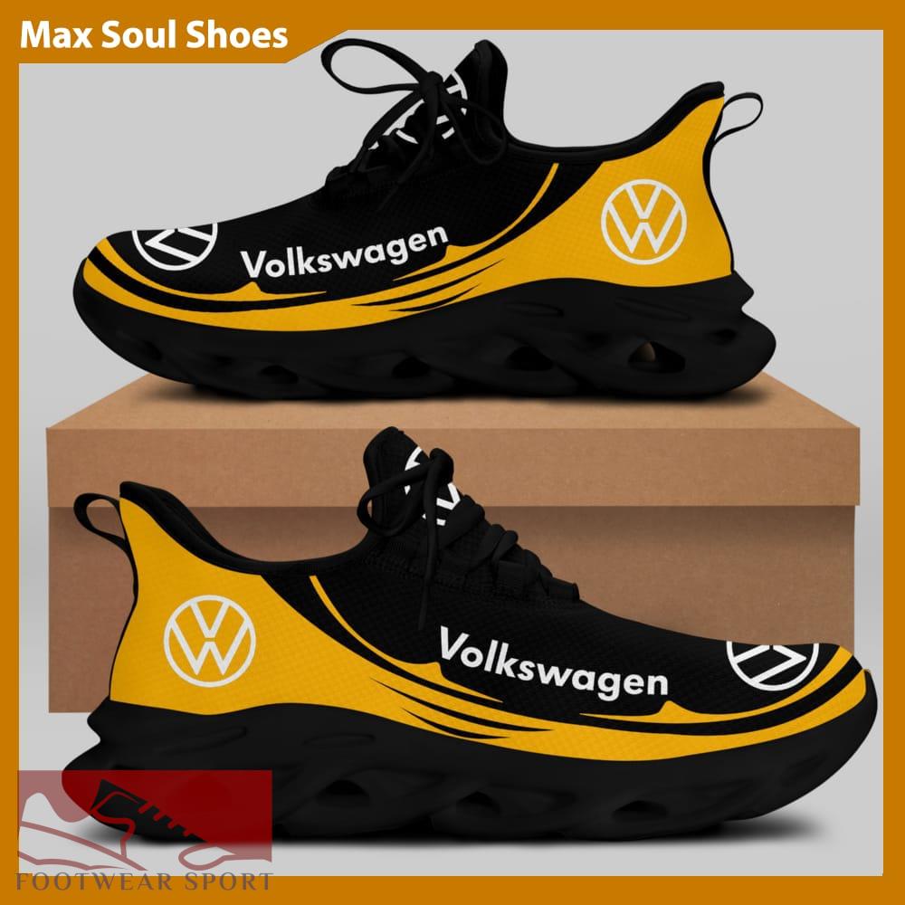 Volkswagen Racing Car Running Sneakers Stride Max Soul Shoes For Men And Women - Volkswagen Chunky Sneakers White Black Max Soul Shoes For Men And Women Photo 1