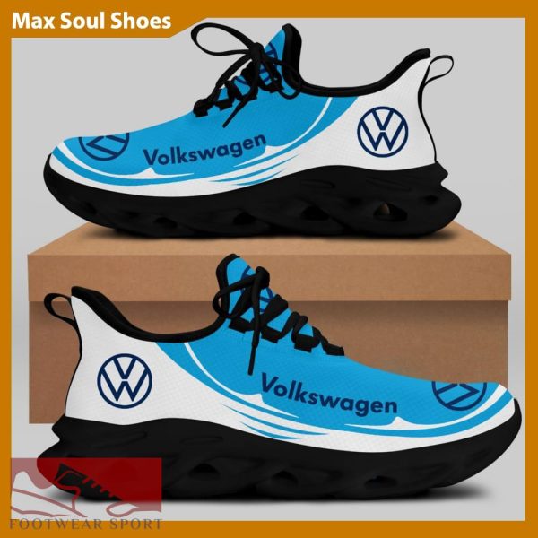 Volkswagen Racing Car Running Sneakers Trendsetting Max Soul Shoes For Men And Women - Volkswagen Chunky Sneakers White Black Max Soul Shoes For Men And Women Photo 2