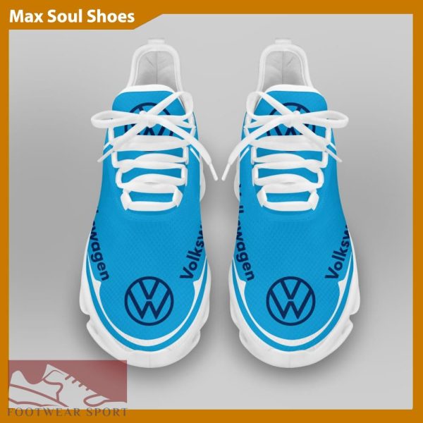 Volkswagen Racing Car Running Sneakers Trendsetting Max Soul Shoes For Men And Women - Volkswagen Chunky Sneakers White Black Max Soul Shoes For Men And Women Photo 3