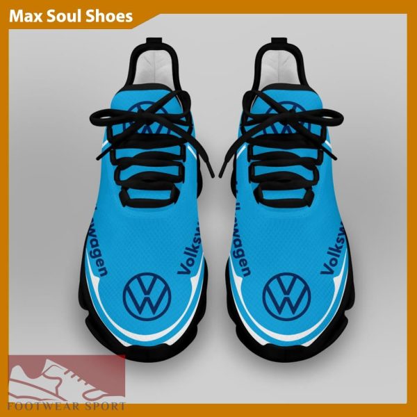 Volkswagen Racing Car Running Sneakers Trendsetting Max Soul Shoes For Men And Women - Volkswagen Chunky Sneakers White Black Max Soul Shoes For Men And Women Photo 4