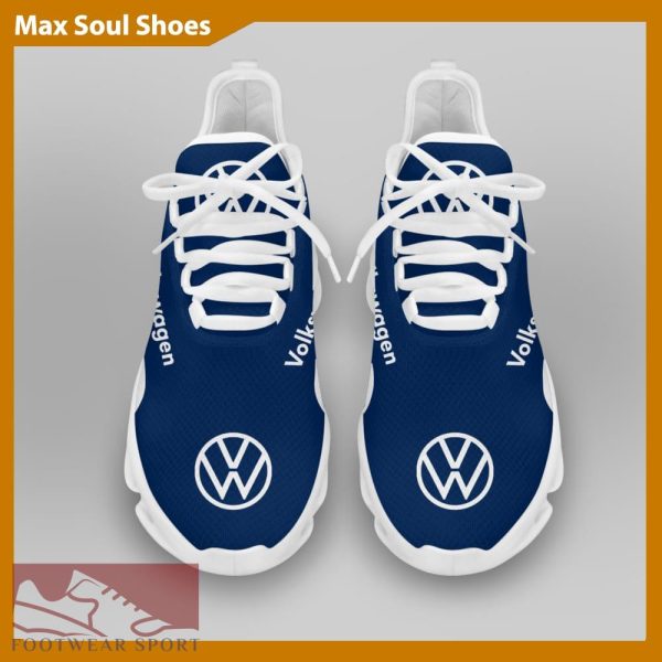 Volkswagen Racing Car Running Sneakers Versatile Max Soul Shoes For Men And Women - Volkswagen Chunky Sneakers White Black Max Soul Shoes For Men And Women Photo 3