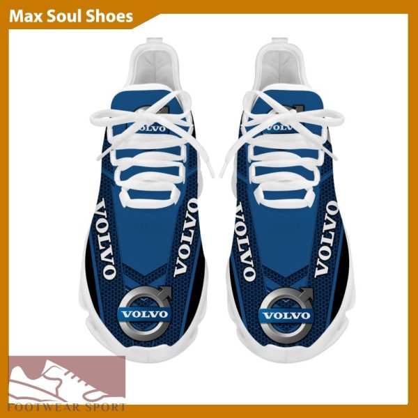 Volvo Racing Car Running Sneakers Athleisure Max Soul Shoes For Men And Women - Volvo Chunky Sneakers White Black Max Soul Shoes For Men And Women Photo 4