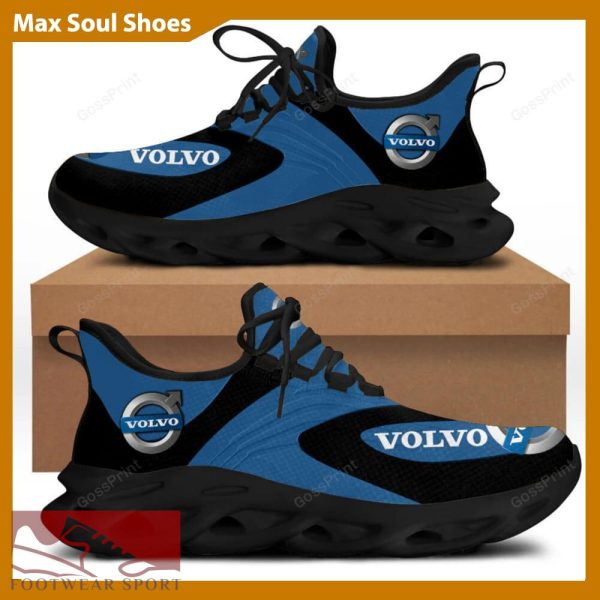 Volvo Racing Car Running Sneakers Athletic Max Soul Shoes For Men And Women - Volvo Chunky Sneakers White Black Max Soul Shoes For Men And Women Photo 1