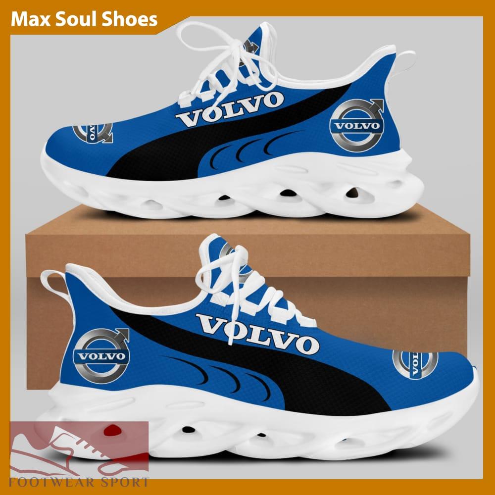 VOLVO Racing Car Running Sneakers Design Max Soul Shoes For Men And Women - VOLVO Chunky Sneakers White Black Max Soul Shoes For Men And Women Photo 2