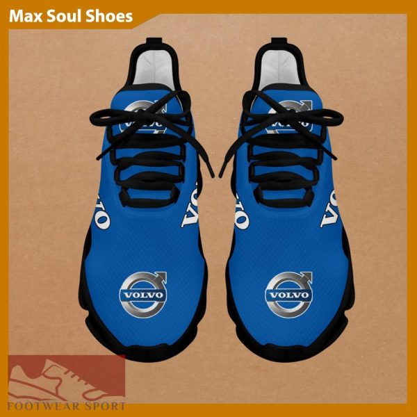 VOLVO Racing Car Running Sneakers Design Max Soul Shoes For Men And Women - VOLVO Chunky Sneakers White Black Max Soul Shoes For Men And Women Photo 4