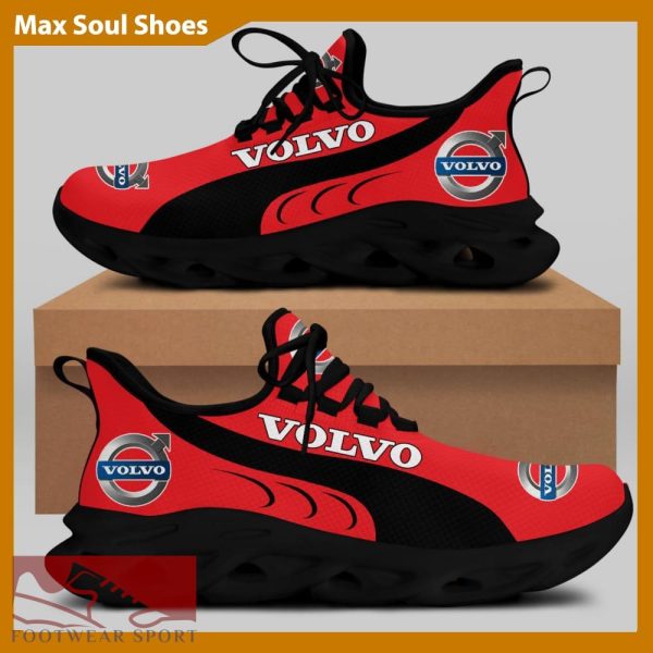 VOLVO Racing Car Running Sneakers Fashion Max Soul Shoes For Men And Women - VOLVO Chunky Sneakers White Black Max Soul Shoes For Men And Women Photo 1