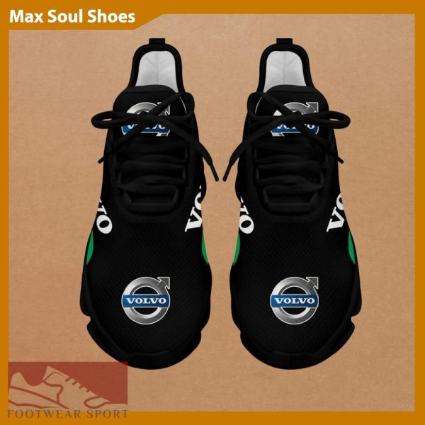 VOLVO Racing Car Running Sneakers Footwear Max Soul Shoes For Men And Women - VOLVO Chunky Sneakers White Black Max Soul Shoes For Men And Women Photo 4