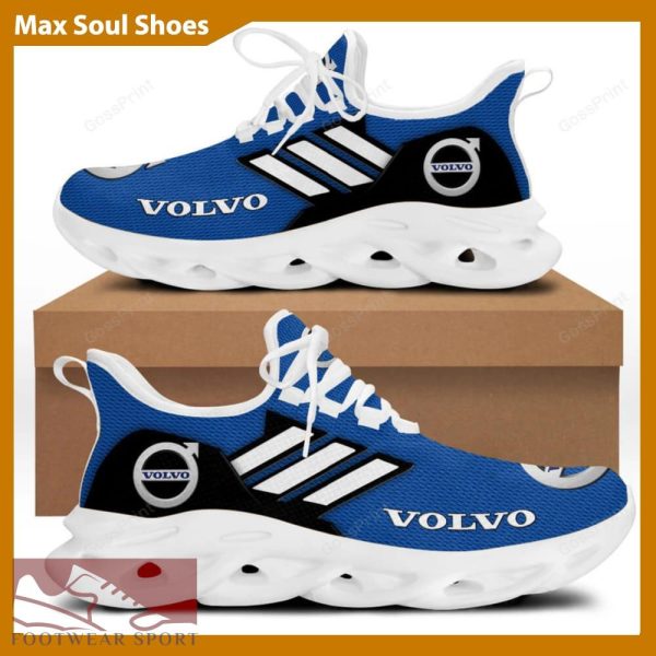 VOLVO Racing Car Running Sneakers Runway Max Soul Shoes For Men And Women - VOLVO Chunky Sneakers White Black Max Soul Shoes For Men And Women Photo 2