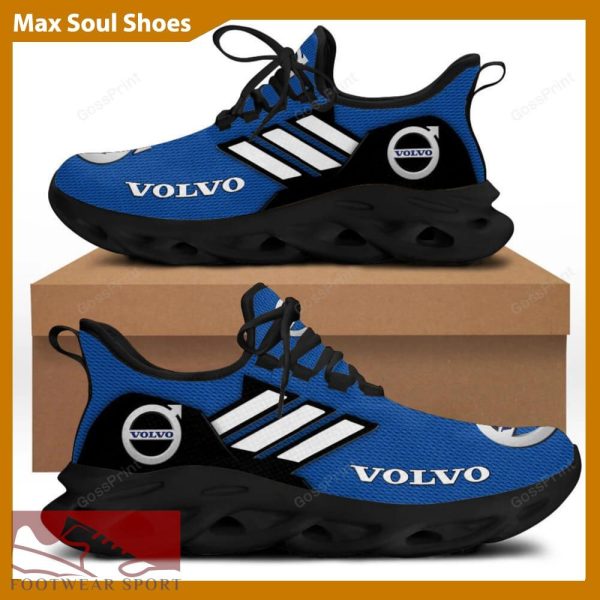 VOLVO Racing Car Running Sneakers Runway Max Soul Shoes For Men And Women - VOLVO Chunky Sneakers White Black Max Soul Shoes For Men And Women Photo 1