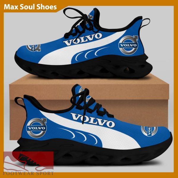 VOLVO Racing Car Running Sneakers Trendy Max Soul Shoes For Men And Women - VOLVO Chunky Sneakers White Black Max Soul Shoes For Men And Women Photo 1
