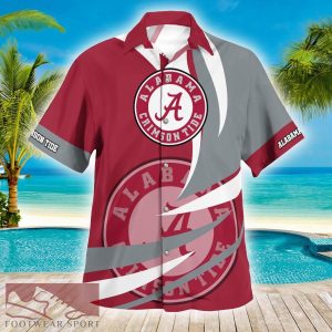 Alabama Crimson Tide Classic Button Up Hawaiian Shirt For Men And Women Gift Summer Beach - Alabama Crimson Tide Classic Button Up Shirt_1