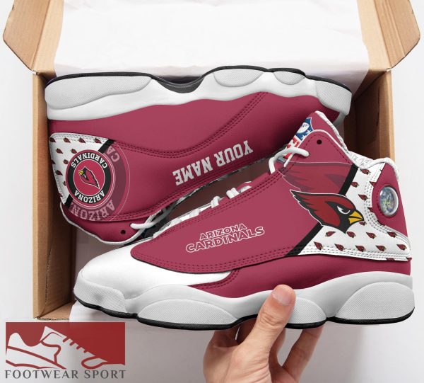 Arizona Cardinals Custom Name Air Jordan 13 Sports Shoes For Fans Gift Men And Women - Arizona Cardinals Custom Name Air Jordan 13 Sports Shoes_2