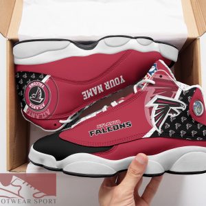 Atlanta Falcons Custom Name Air Jordan 13 Sports Shoes For Fans Gift Men And Women - Atlanta Falcons Custom Name Air Jordan 13 Sports Shoes_2