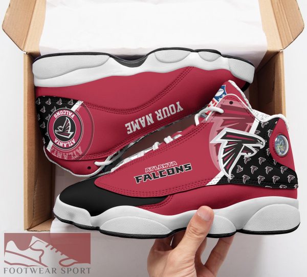 Atlanta Falcons Custom Name Air Jordan 13 Sports Shoes For Fans Gift Men And Women - Atlanta Falcons Custom Name Air Jordan 13 Sports Shoes_2