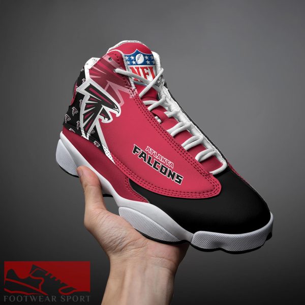 Atlanta Falcons Custom Name Air Jordan 13 Sports Shoes For Fans Gift Men And Women - Atlanta Falcons Custom Name Air Jordan 13 Sports Shoes_3