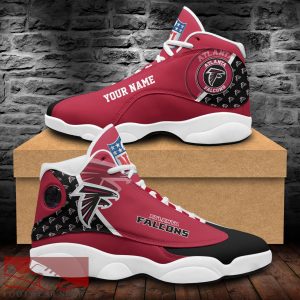 Atlanta Falcons Custom Name Air Jordan 13 Sports Shoes For Fans Gift Men And Women - Atlanta Falcons Custom Name Air Jordan 13 Sports Shoes_1