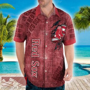 Boston Red Sox American Flag Retro Printed Button Hawaiian Shirt For Men And Women Gift Summer Beach - Boston Red Sox American Flag Retro Printed Button Shirt_7