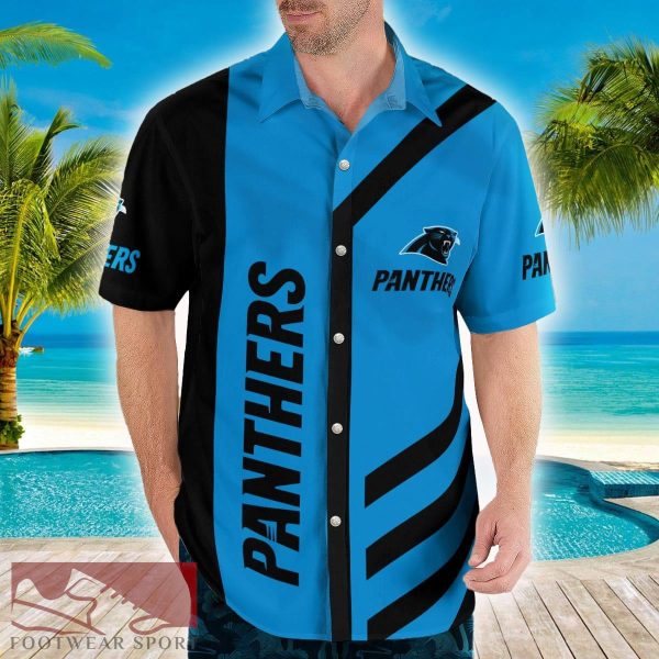 Carolina Panthers Short Sleeve Button Limited Edition Hawaiian Shirt For Men And Women Gift Summer Beach - Carolina Panthers Short Sleeve Button Shirt Limited Edition_1