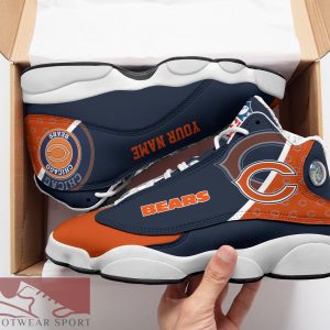 Chicago Bears Custom Name Air Jordan 13 Sports Shoes For Fans Gift Men And Women - Chicago Bears Custom Name Air Jordan 13 Sports Shoes_2